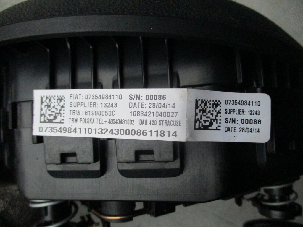 FORD KA MK2 2014 STEERING WHEEL ROUND AIRBAG AIR BAG UNIT ONLY 07354984110