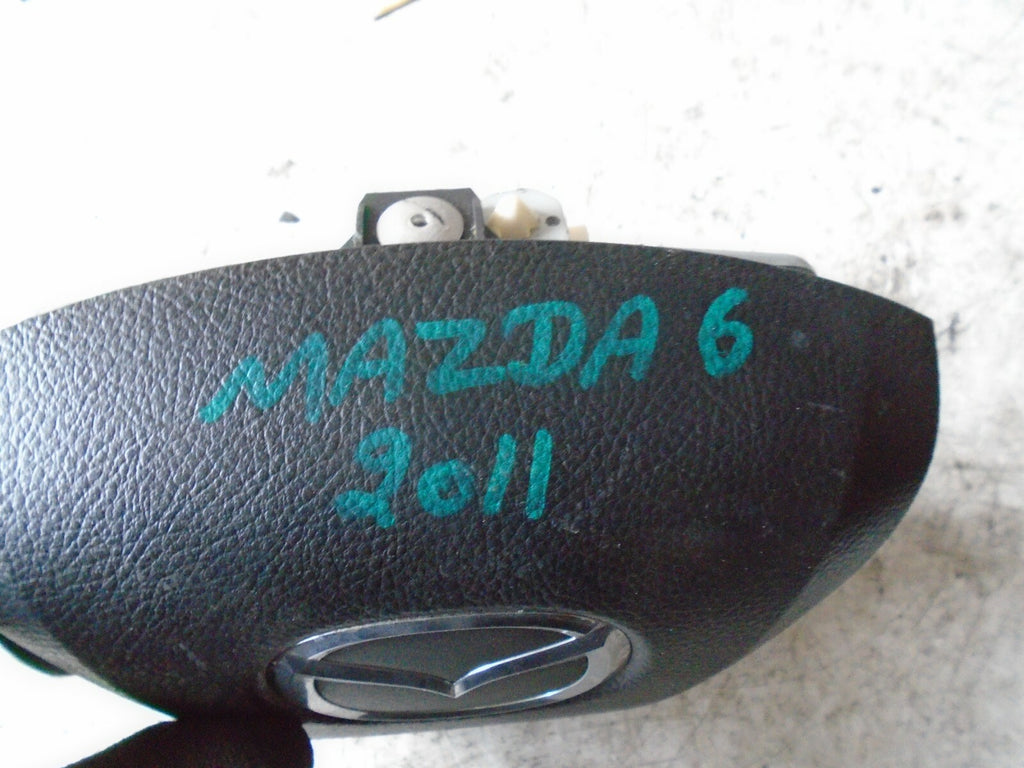MAZDA 6 2011 MK2 ESTATE OSF FRONT DRIVER SIDE STEERING WHEEL HORN BUTTON