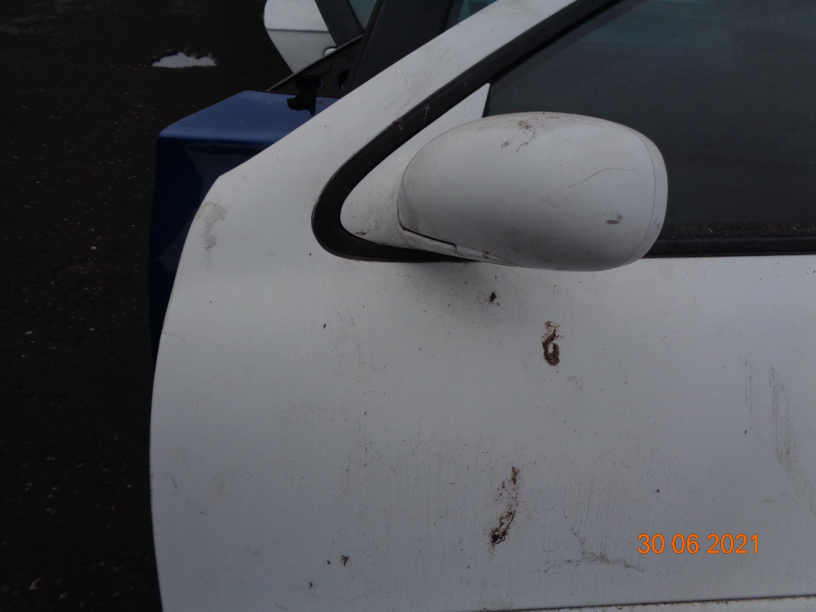 LEXUS GS 300 GS300 2000 NSF PASSENGER SIDE FRONT DOOR GLASS WING MIRROR WHITE
