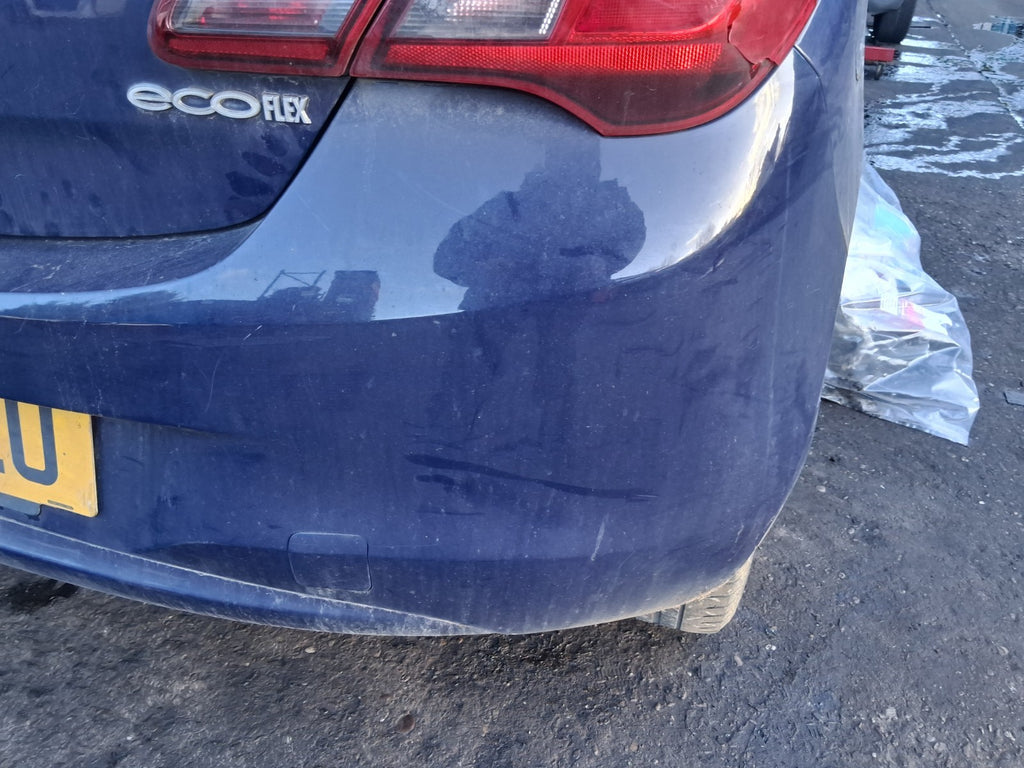 2016 VAUXHALL CORSA E COMPLETE REAR BUMPER BLUE