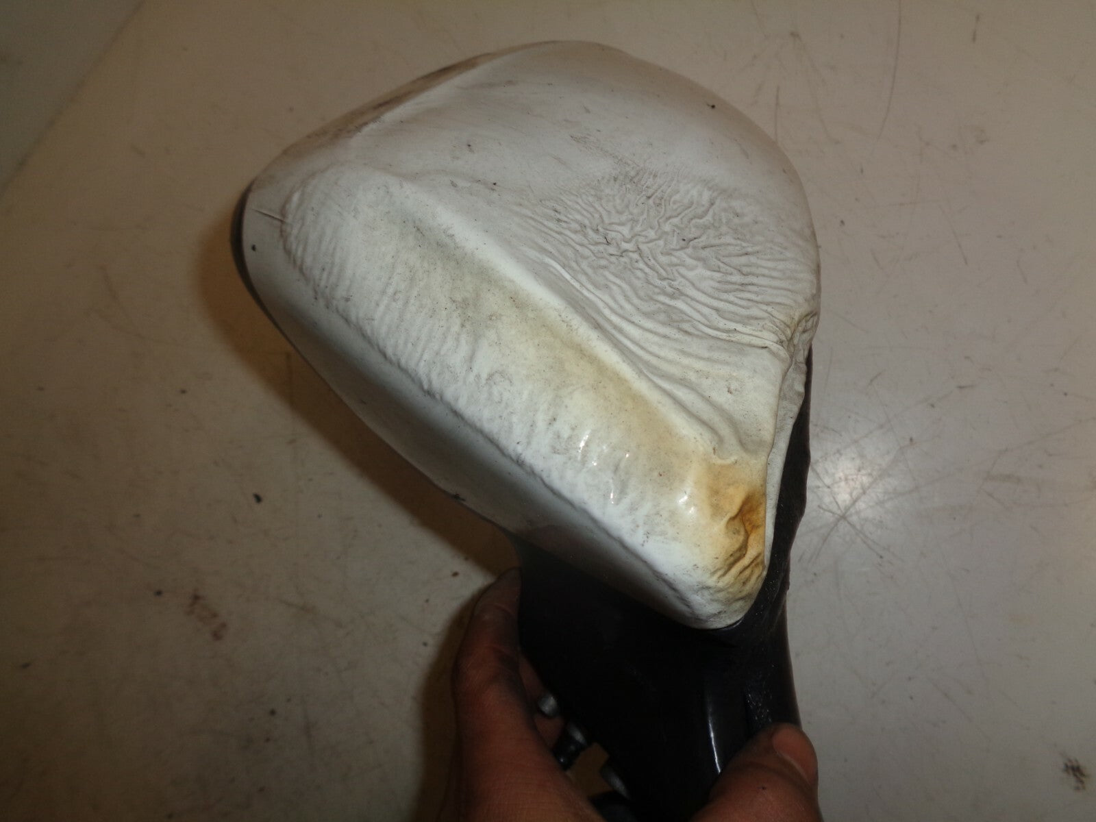 VAUXHALL ASTRA K 2018 NSF PASSENGER SIDE FRONT WING MIRROR DAMAGED WHITE