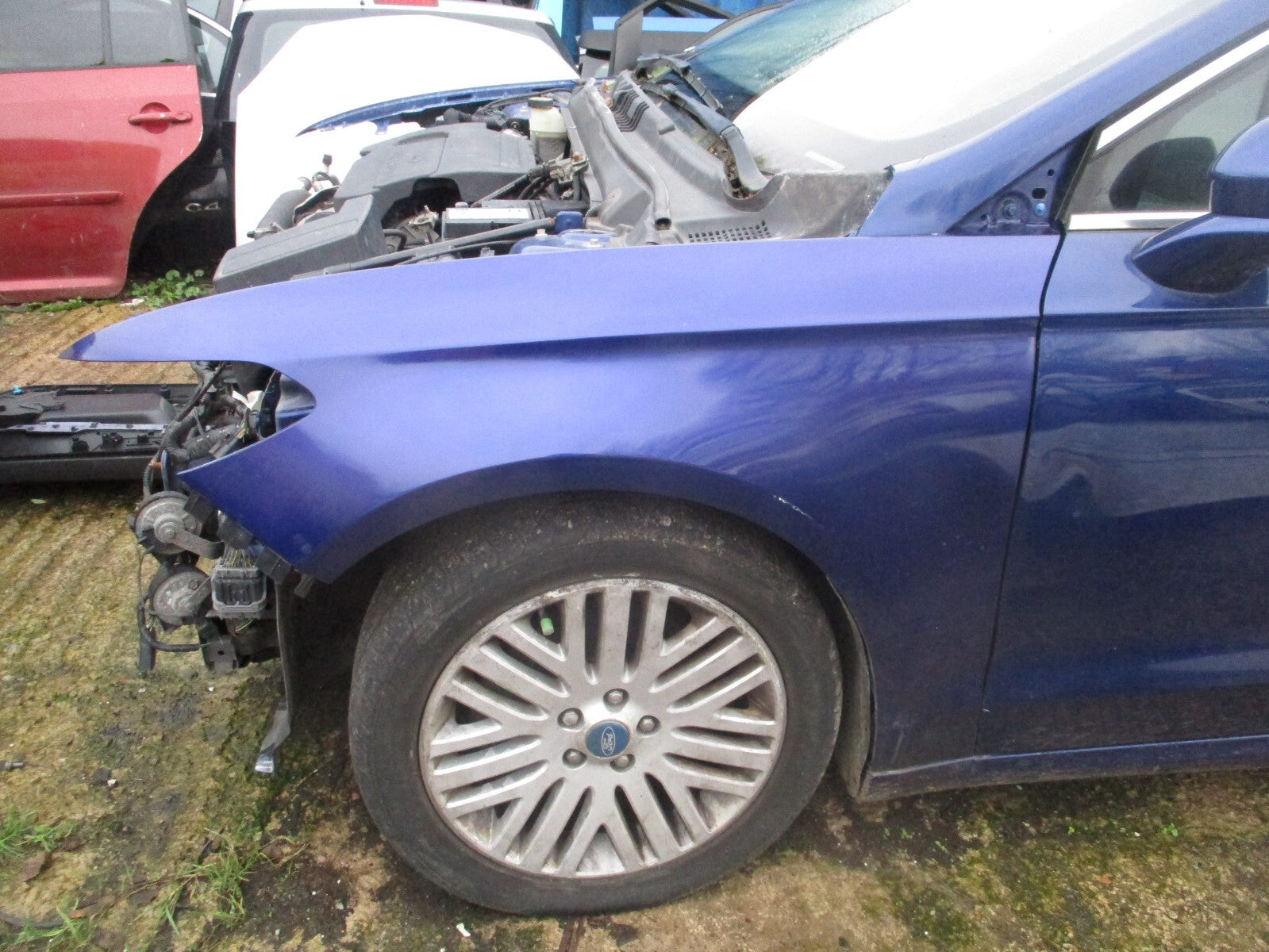 2017 FORD MONDEO MK5 NSF PASSENGER SIDE FRONT WING PANEL BLUE LD