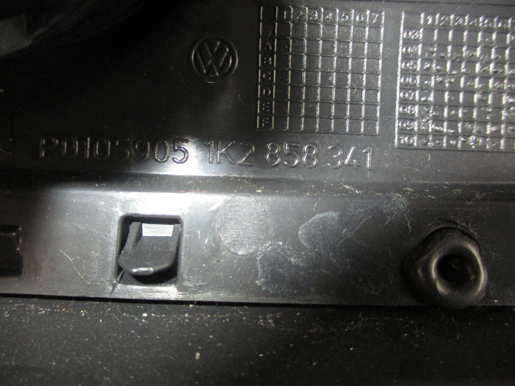 VW VOLKSWAGEN GOLF MK6 OS DRIVER SIDE GLOVE BOX WITH HEADLIGHT SWITCH 5K2857919