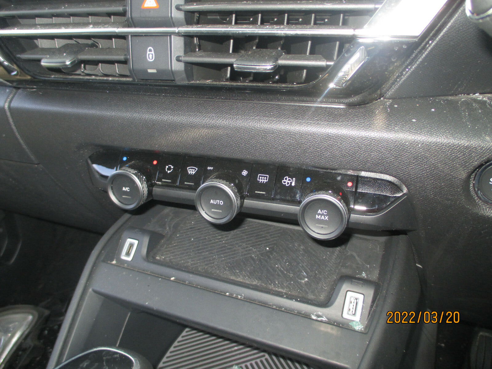 CITROEN C4 MK3 2021 HEATER AC CLIMATE CONTROL SWITCH PANEL