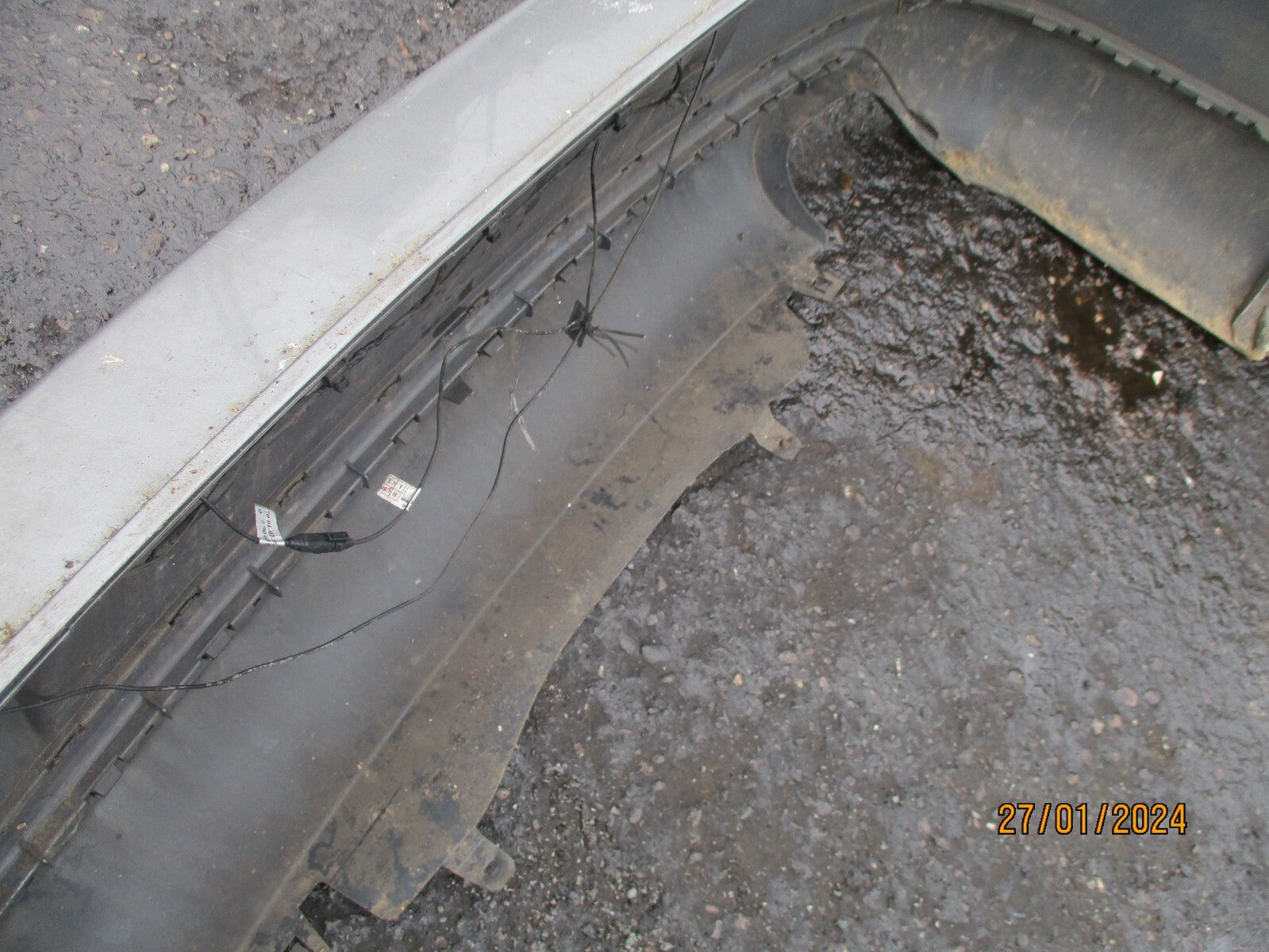 VW VOLKSWAGEN PASSAT B6 2008 REAR COMPLETE BUMPER GREY