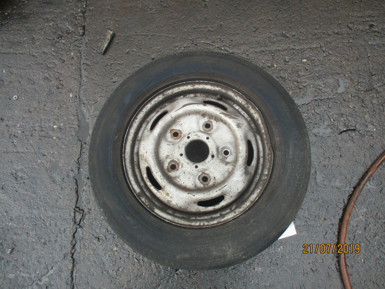 FORD TRANSIT MK7 SPARE STEEL WHEEL & TYRE 5 STUD 15 INCH TOYO 195/70 R15