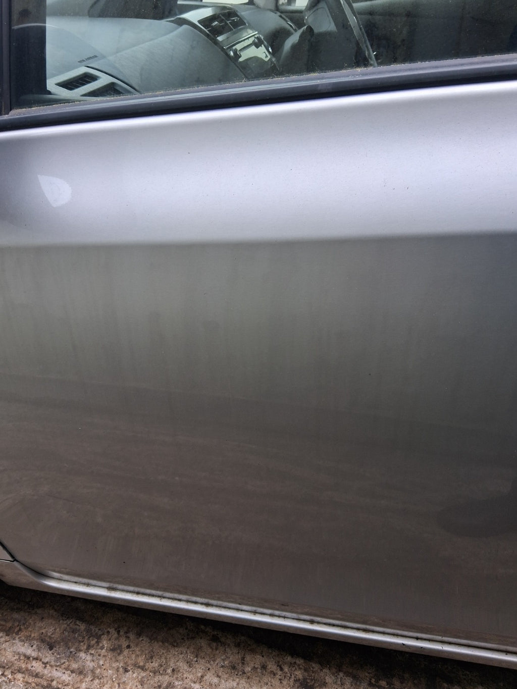 2018 TOYOTA PRIUS V PLUS XW40 NSF PASSENGER SIDE FRONT LEFT BARE DOOR SILVER