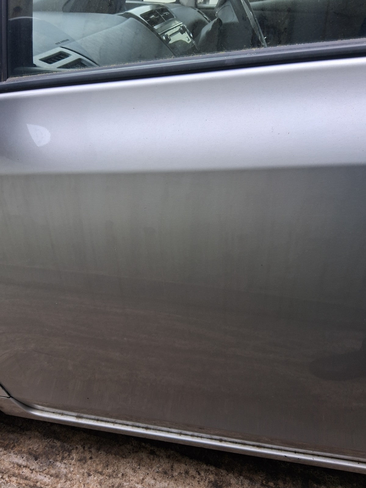 2018 TOYOTA PRIUS V PLUS XW40 NSF PASSENGER SIDE FRONT LEFT BARE DOOR SILVER