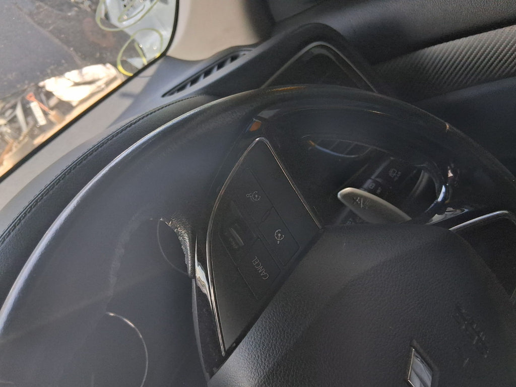 2018 MITSUBISHI OUTLANDER MK3 3 SPOKE MULTIFUNCTION LEATHER STEERING WHEEL