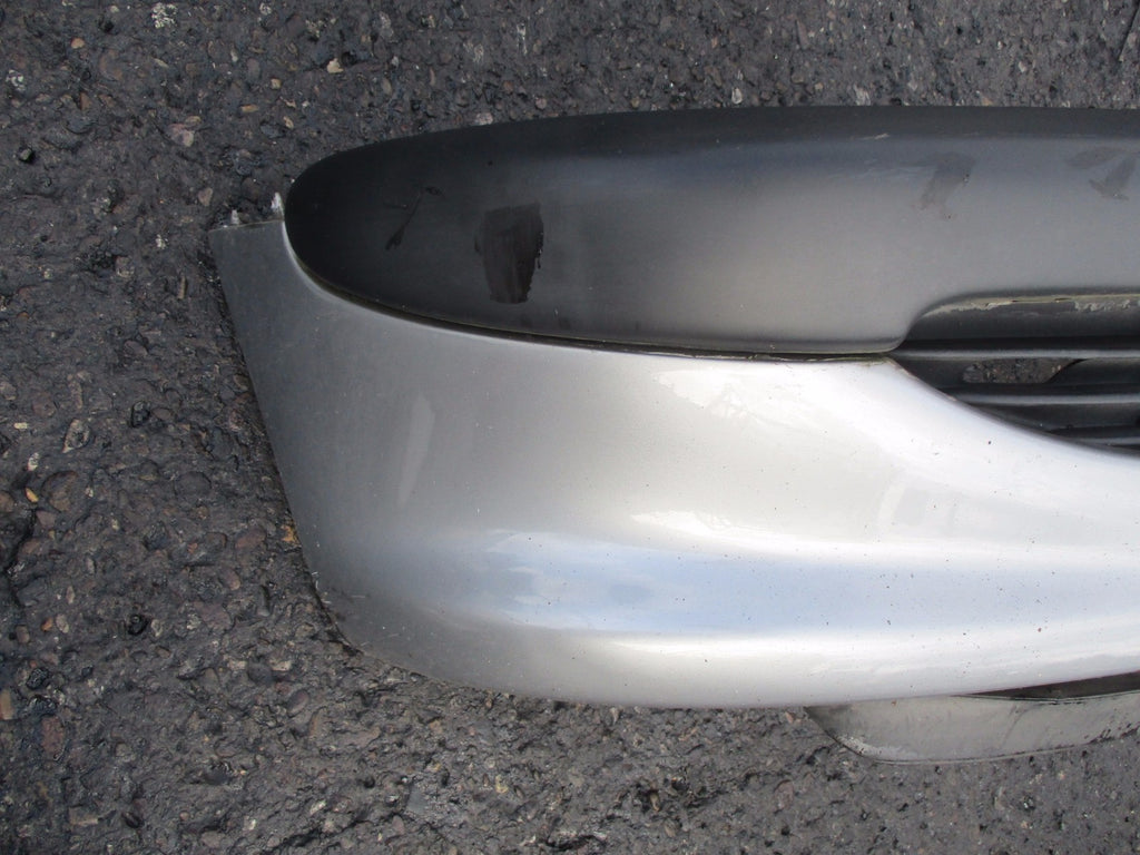 PEUGEOT 206 2002 COMPLETE FRONT PLASTIC BUMPER SILVER