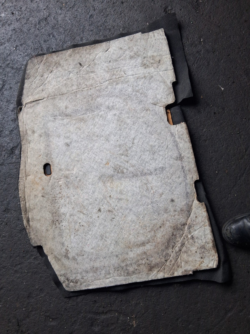 2014 FORD FIESTA MK7 REAR BOOT FLOOR LINER CARPET MAT