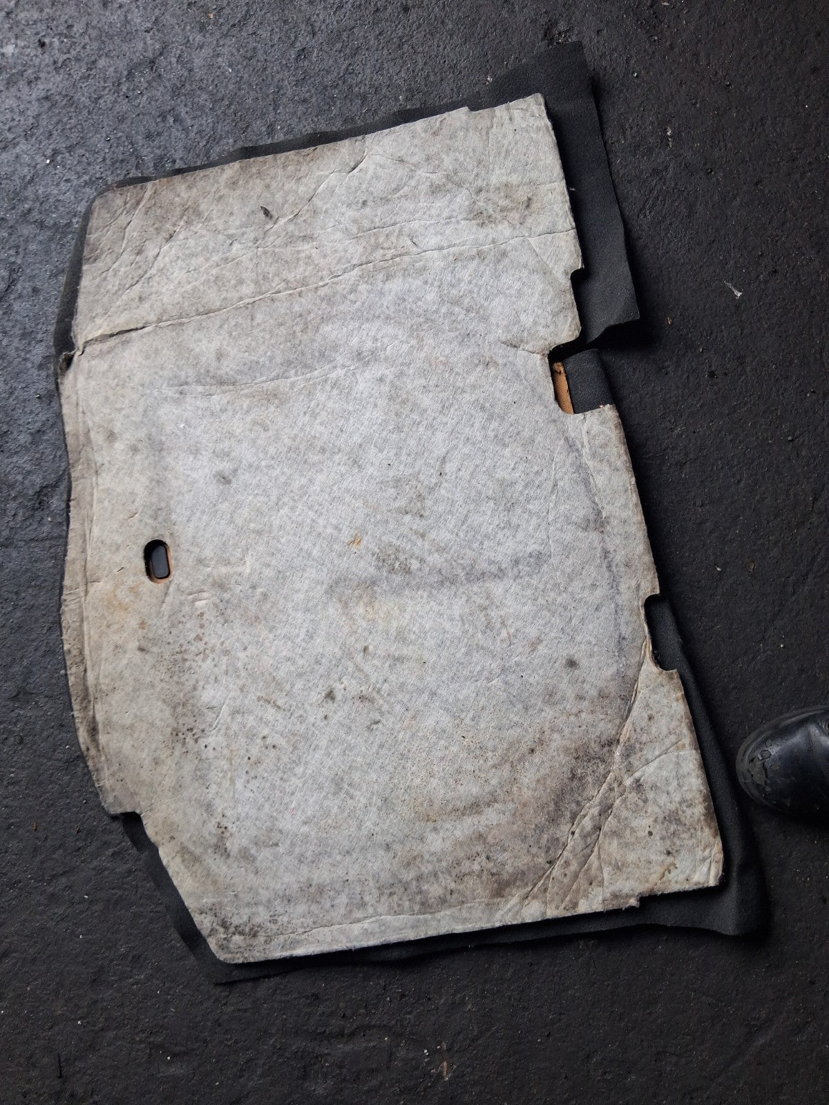 2014 FORD FIESTA MK7 REAR BOOT FLOOR LINER CARPET MAT