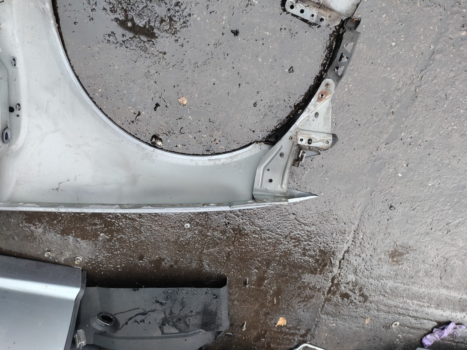 2009 JAGUAR XF X250 OSF DRIVER SIDE WING PANEL SILVER