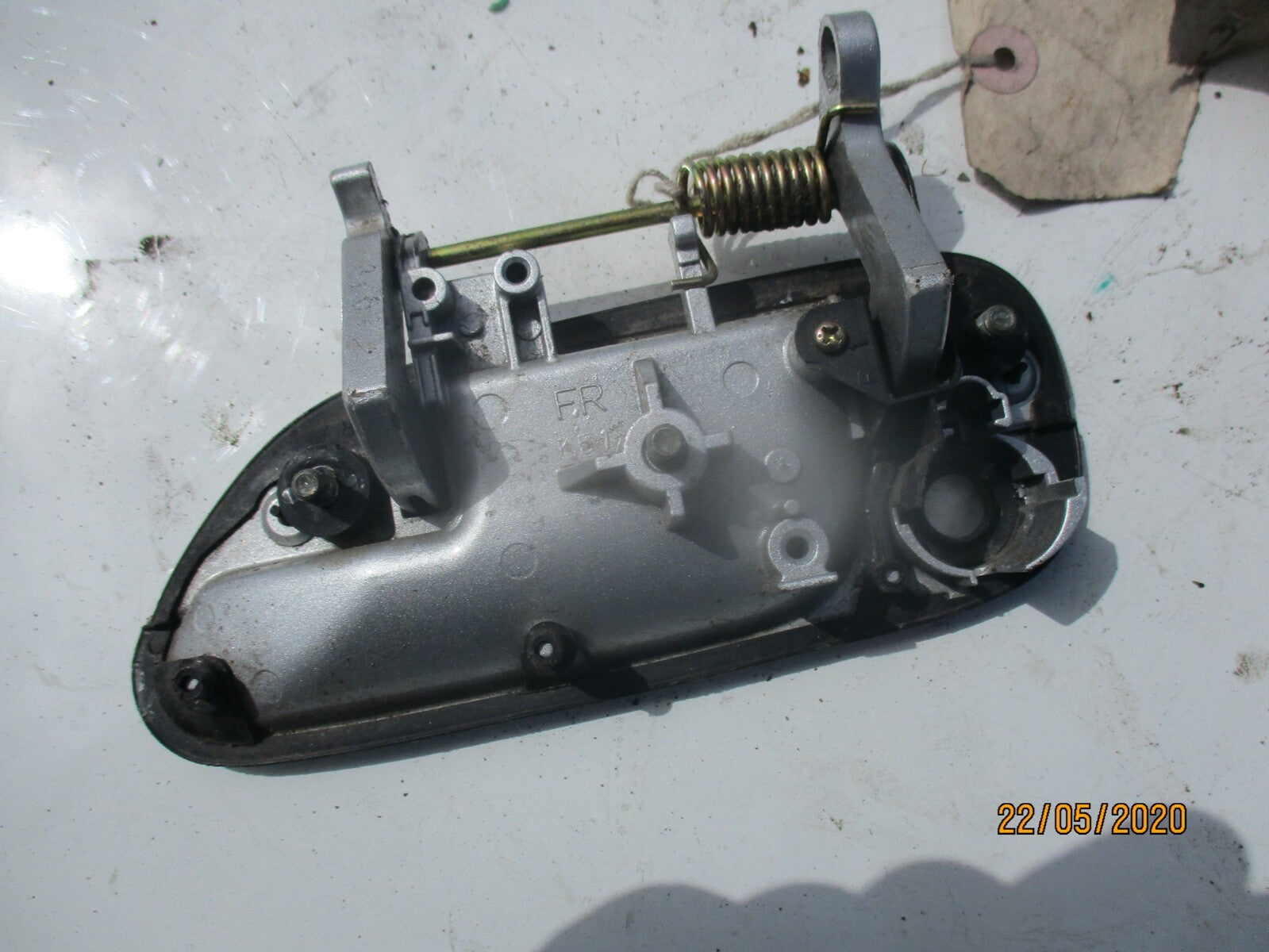 MAZDA MX5 MK2 DRIVER OFF SIDE FRONT EXTERIOR DOOR HANDLE SILVER