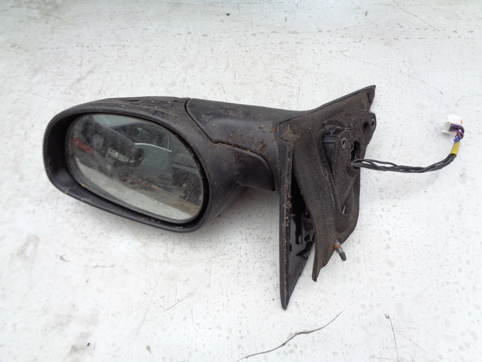 MAZDA RX-8 2007 MK1 O/S DRIVER SIDE WING MIRROR IN BLACK RF151MXD6
