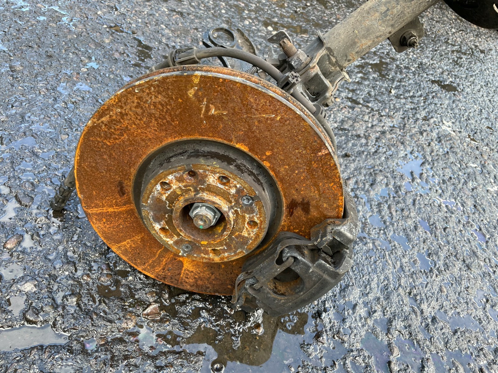 CITROEN C5 AIRCROSS 2020 1.5 DIESEL OS DRIVER SIDE FRONT LEG HUB SHOCK SPRING