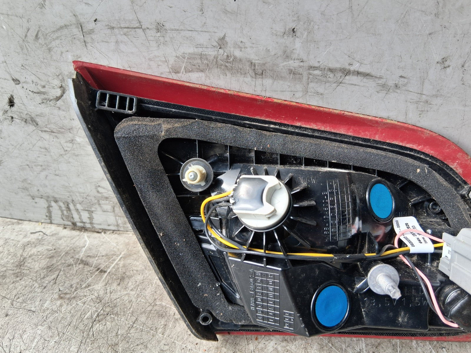 FORD FIESTA 2021 MK8 3 DOOR OSR DRIVER SIDE REAR RIGHT INNER TAIL LIGHT