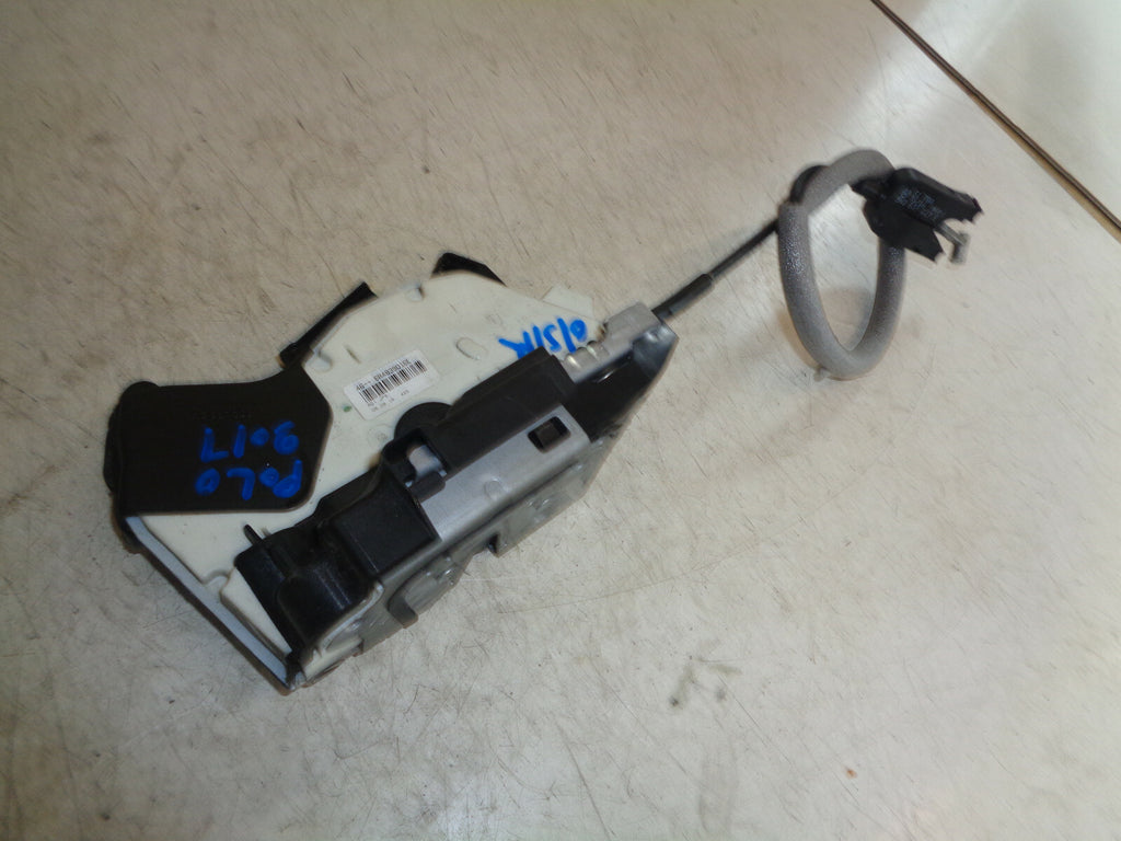 VW VOLKSWAGEN POLO 2017 OSR DRIVER SIDE REAR DOOR LOCK MECHNAISM 6R4839016E