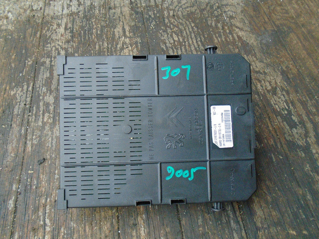 PEUGEOT 307 2005 ECU ENGINE CONTROL MODULE UNIT 281197280A