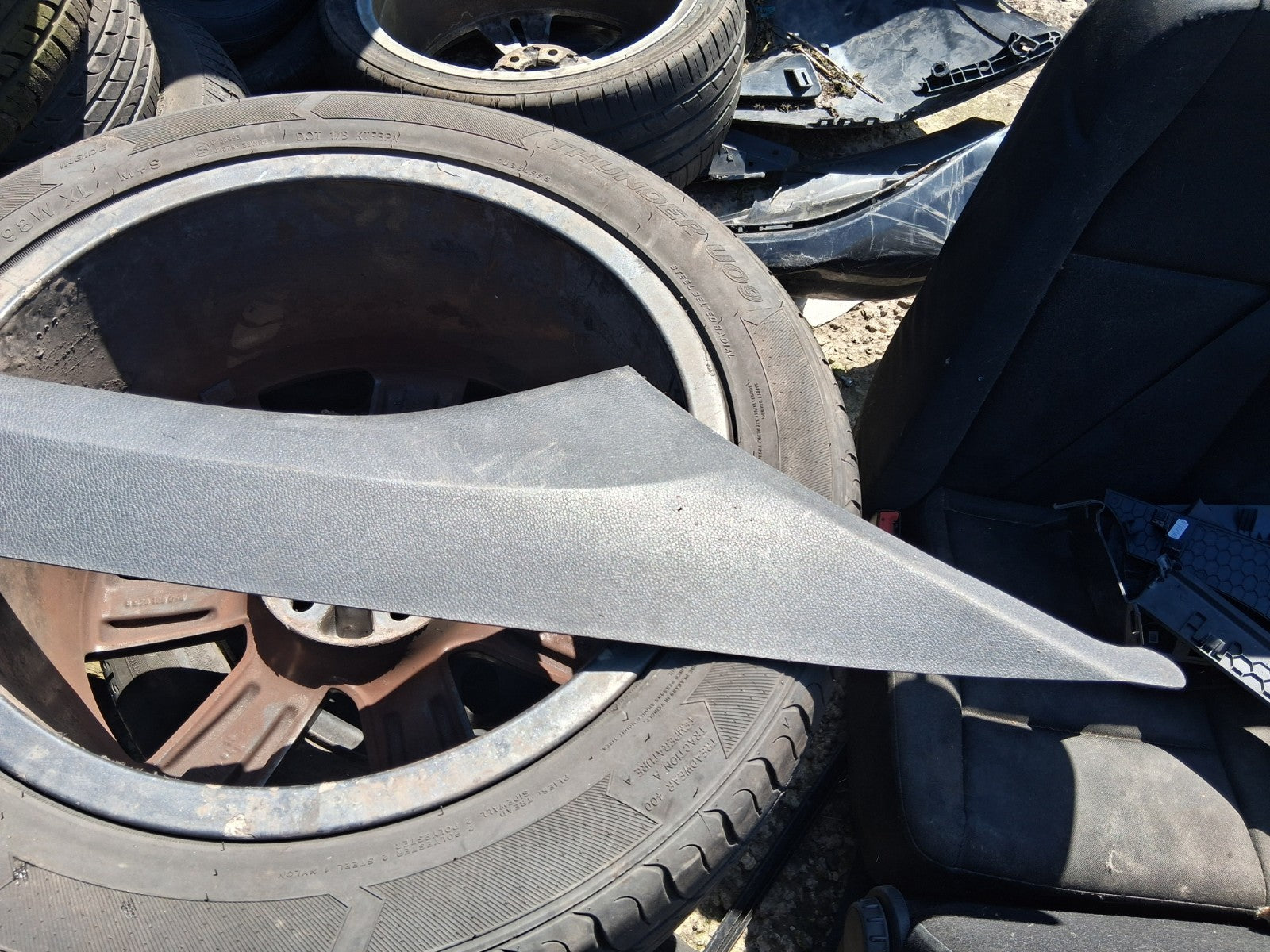2022 MERCEDES BENZ SPRINTER W907 OSF DRIVER SIDE A PILLAR TRIM PANEL A9076901200