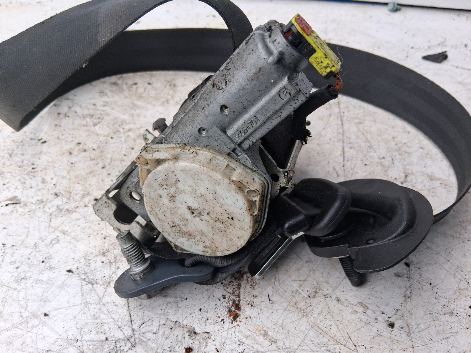 2012 CITROEN DS3 FRONT NSF PASSENGER SIDE FRONT LEFT SEAT BELT 34054704