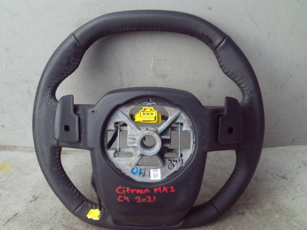 2021 CITROEN C4 MK3 STEERING WHEEL MULTIFUNCTIONS WITH PADDLE SHIFTS 98406900ZD