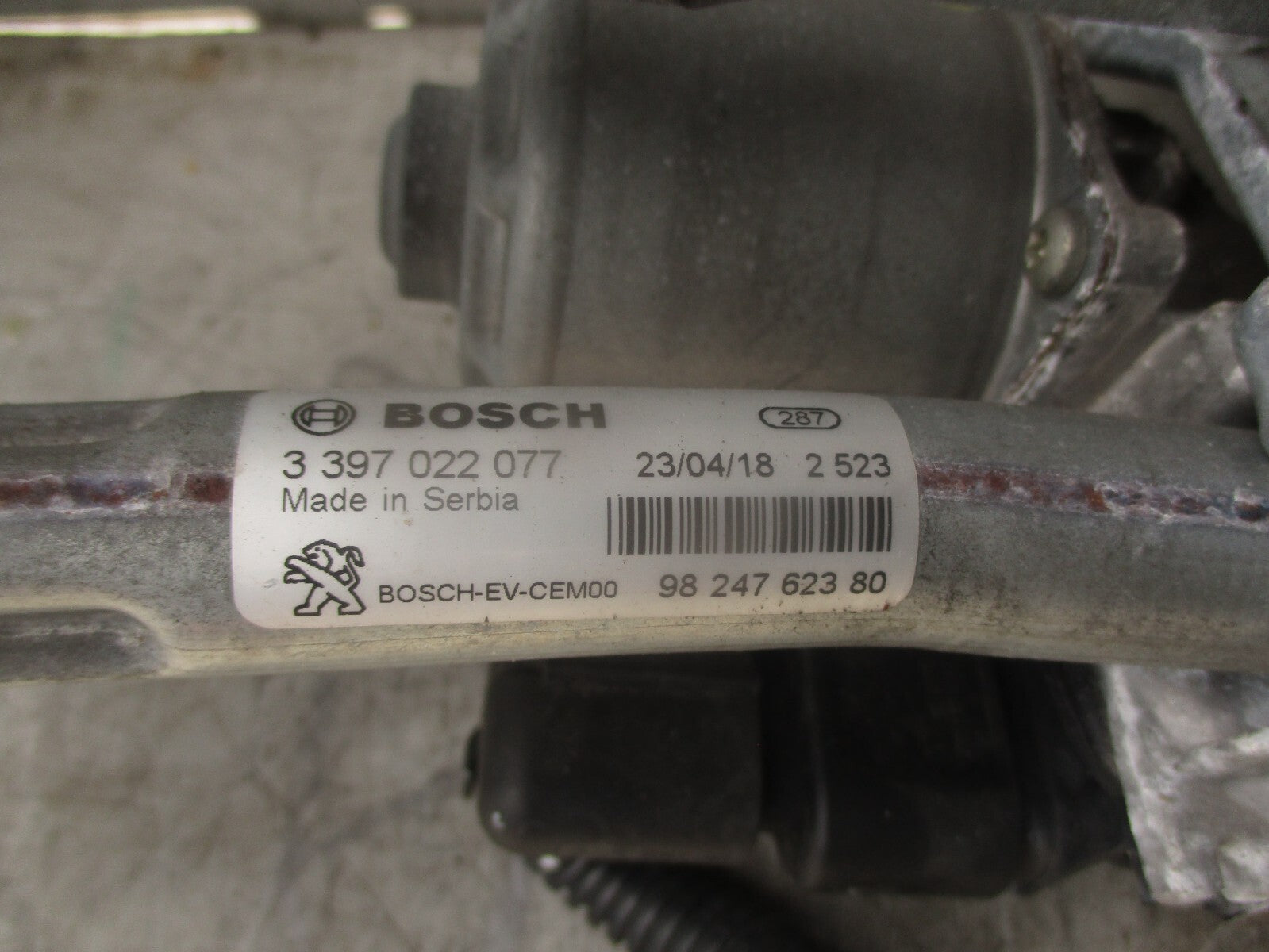2018 VAUXHALL GRANDLAND X SE FRONT WINDSCREEN WIPER MOTOR LINKAGE 3397022077