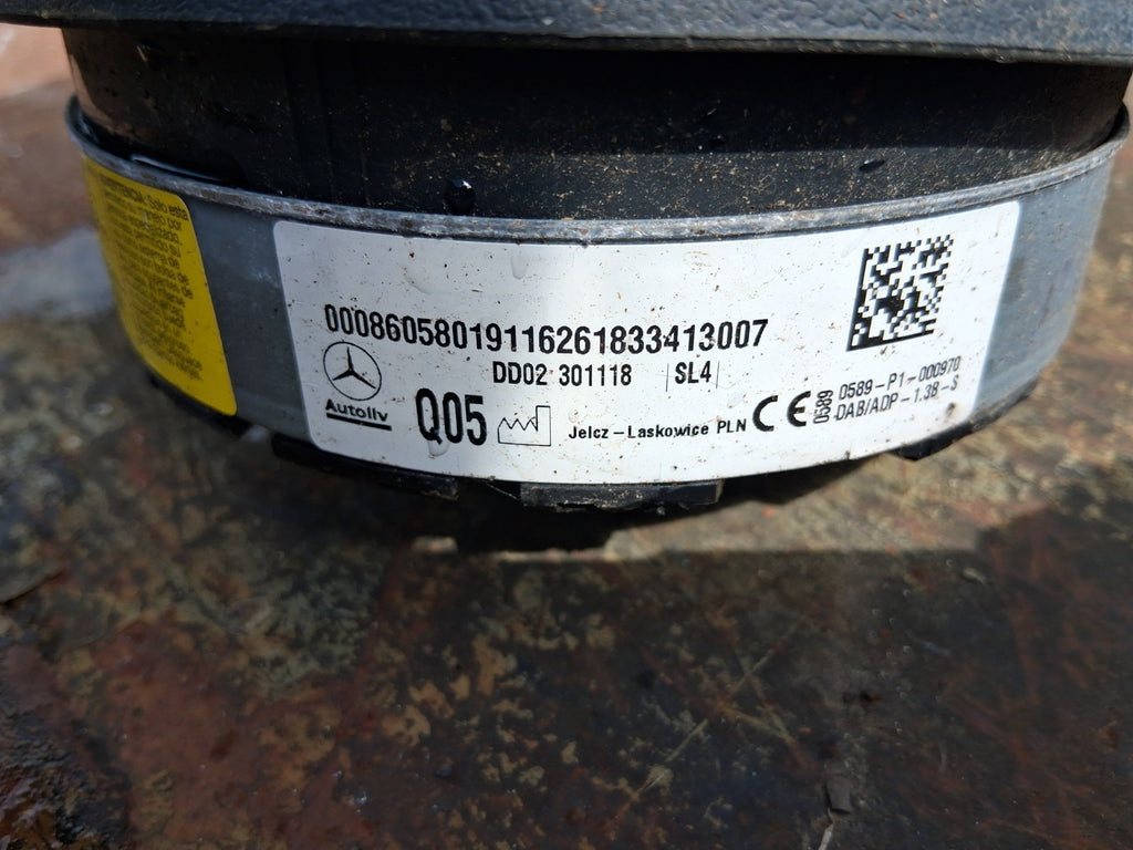 2019 MERCEDES BENZ SPRINTER W907 STEERING WHEEL SRS AIRBAG 0008605801