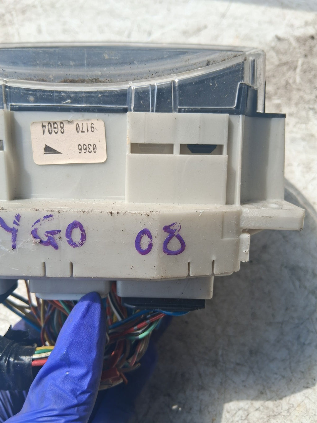 2008 TOYOTA AYGO SPEEDOMETER