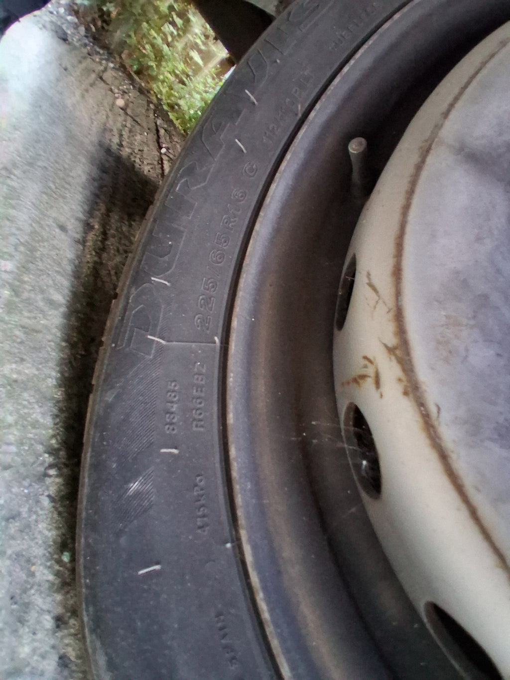 2024 RENAULT MASTER MK3 16 INCH STEEL WHEEL WITH TYRE 225/65R16 REF 2