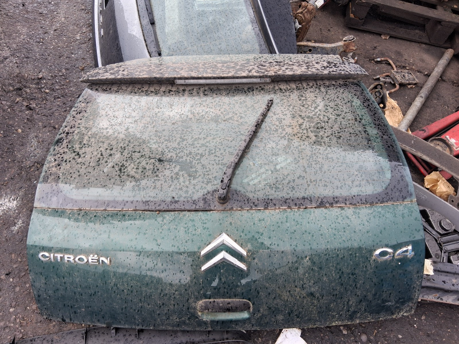 CITROEN C4 MK1 2005 REAR COMPLETE TAILGATE BOOTLID GREEN