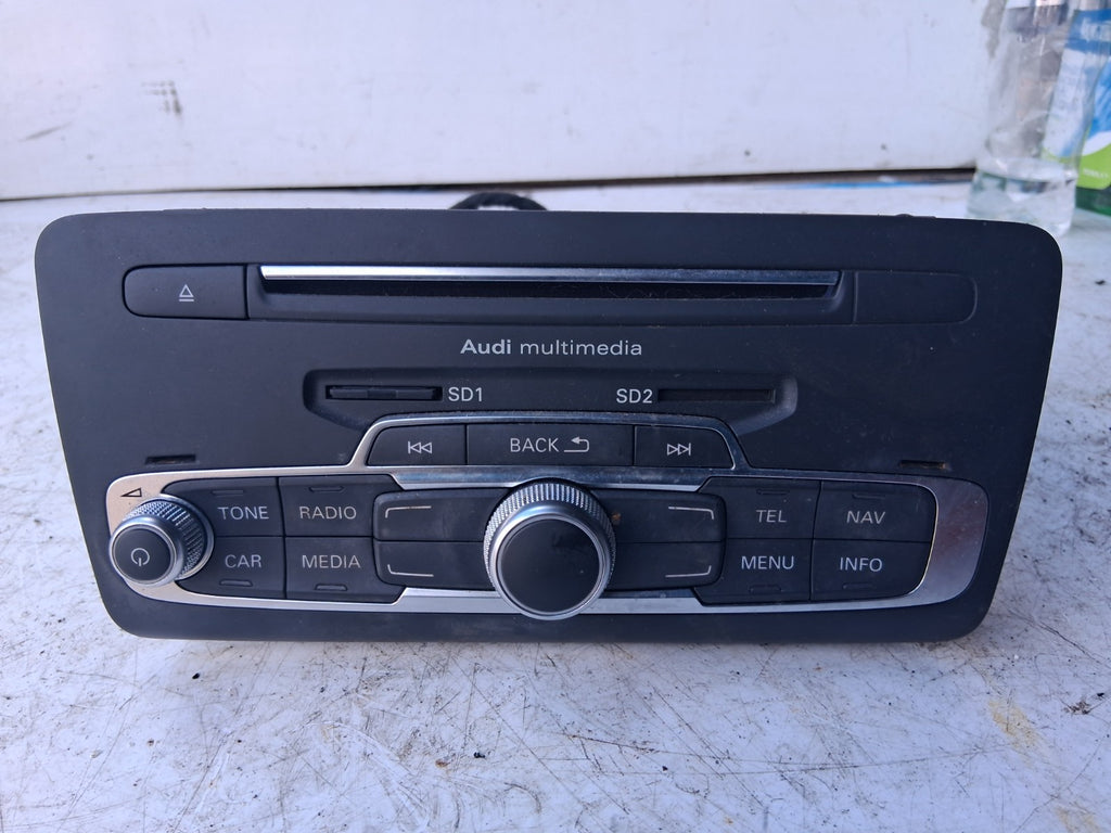 2017 AUDI A1 8X MULTIMEDIA RADIO HEAD UNIT 8XA035192F