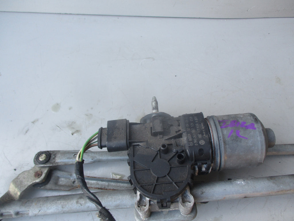 SEAT IBIZA MK4 2012 FRONT WIPER MOTOR & LINKAGES 6R2955119A