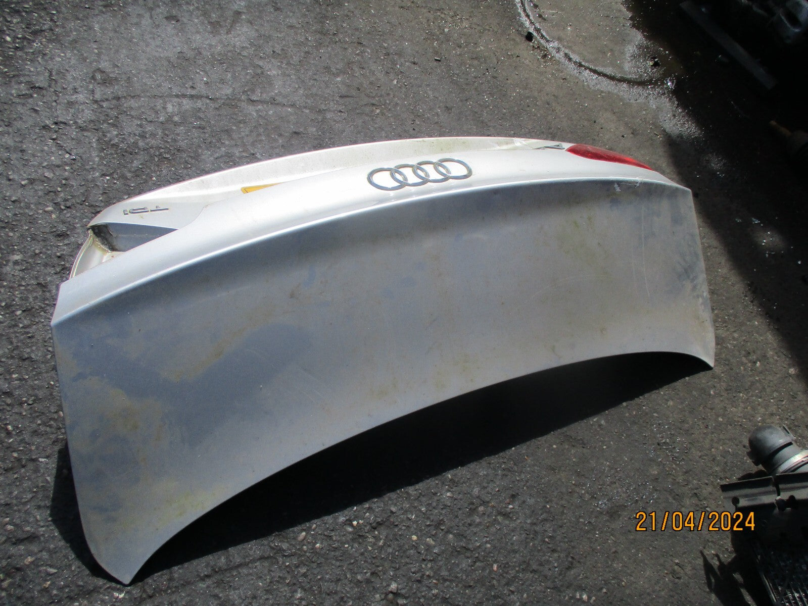 AUDI A5 8T 2011 COUPE REAR BOOT BOOTLID BOOT LID TAILGATE SILVER LX7W