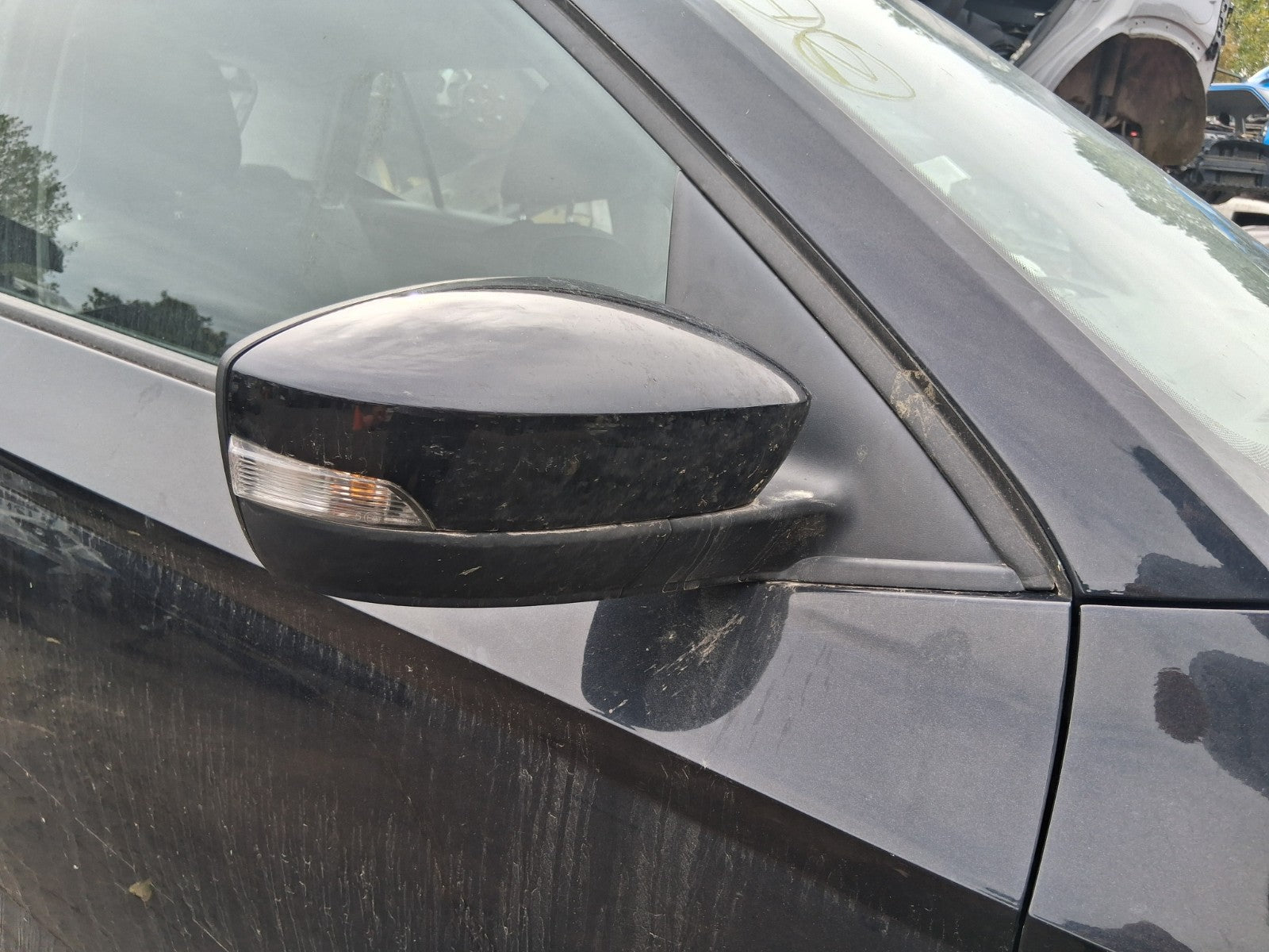 2020 SKODA FABIA MK3 NJ HATCHBACK OSF DRIVER SIDE FRONT RIGHT WING MIRROR BLACK
