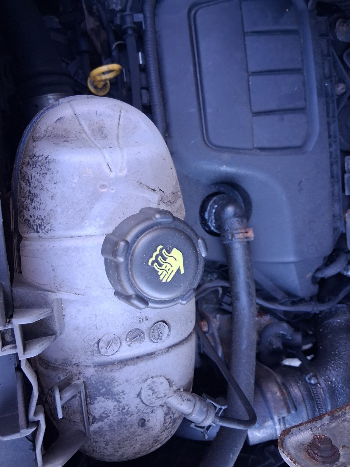 2017 VAUXHALL VIVARO MK2 1.6 DIESEL COOLANT WATER EXPANSION OVERFLOW TANK