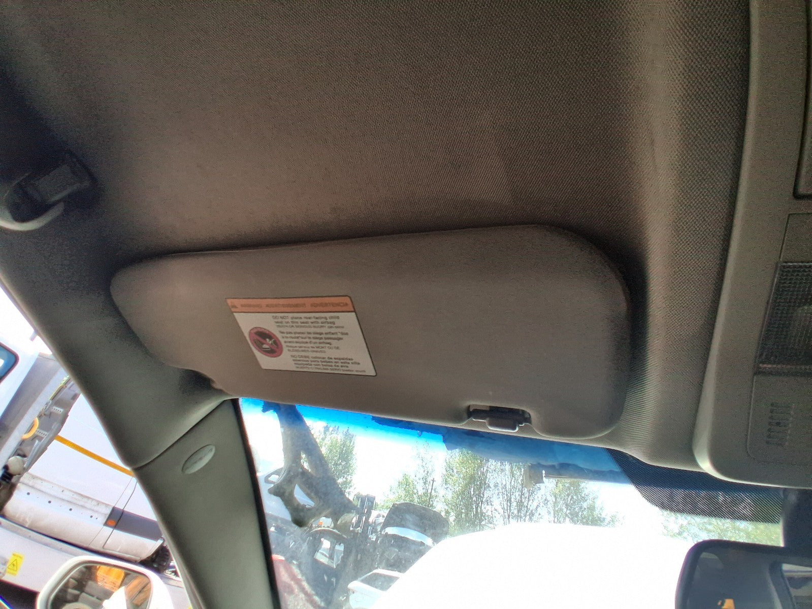 2015 VAUXHALL ANTARA MK1 NSF PASSENGER SIDE FRONT SUN VISOR