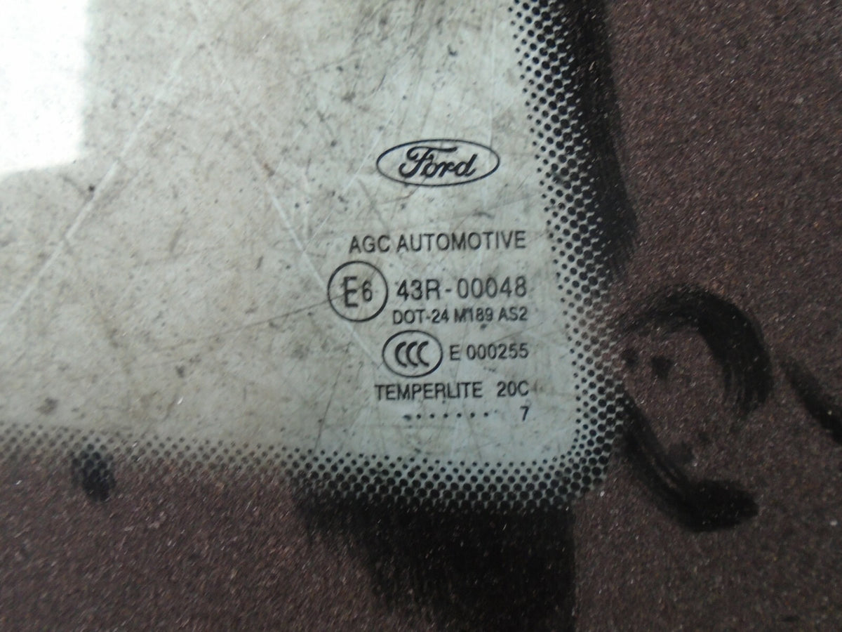 FORD FIESTA 2017 MK7 2 DOOR OSR REAR DRIVER SIDE WINDOW GLASS E643R00048