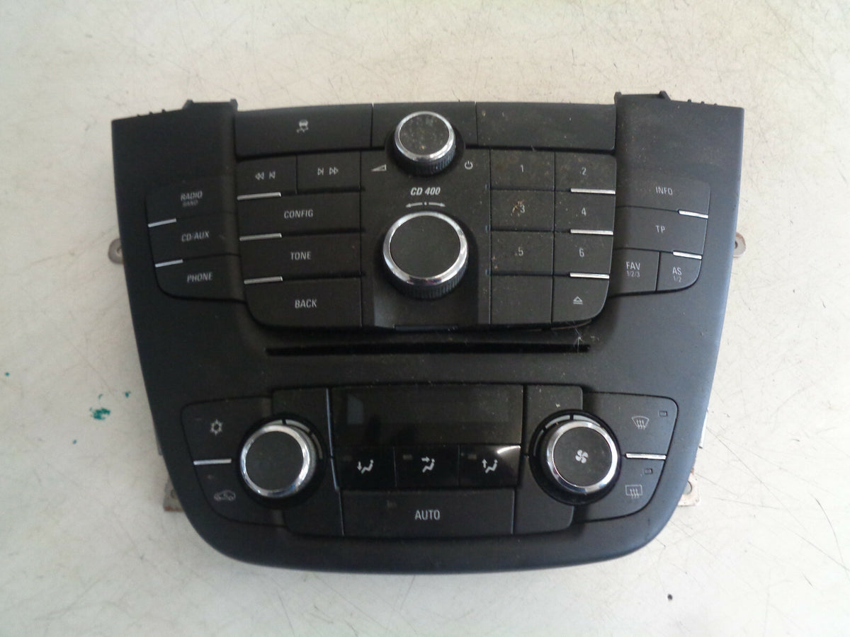 VAUXHALL INSIGNIA A MK1 PRE FACELIFT 2010 HEATER CLIMATE CONTROL SWITCH RADIO
