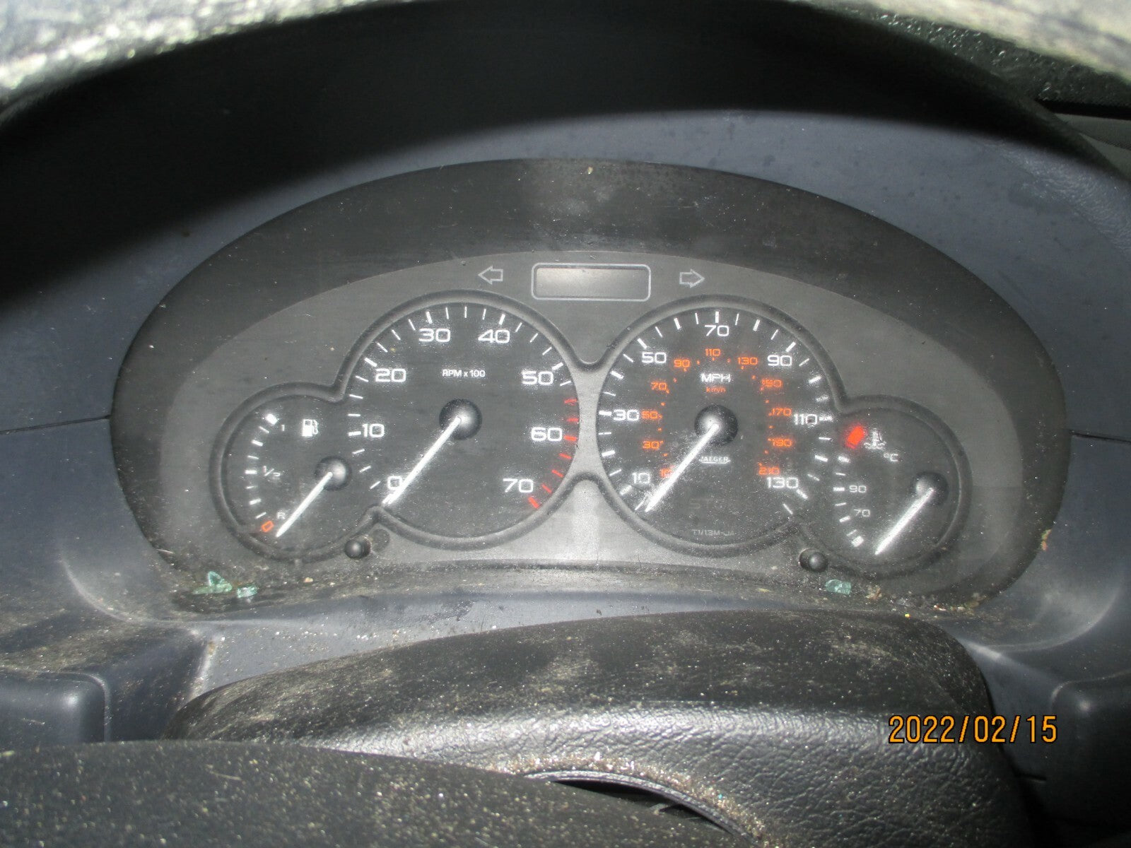 PEUGEOT PARTNER 2010 MK1 1.6 DIESEL MANUAL SPEEDOMETER INSTRUMENT CLUSTER