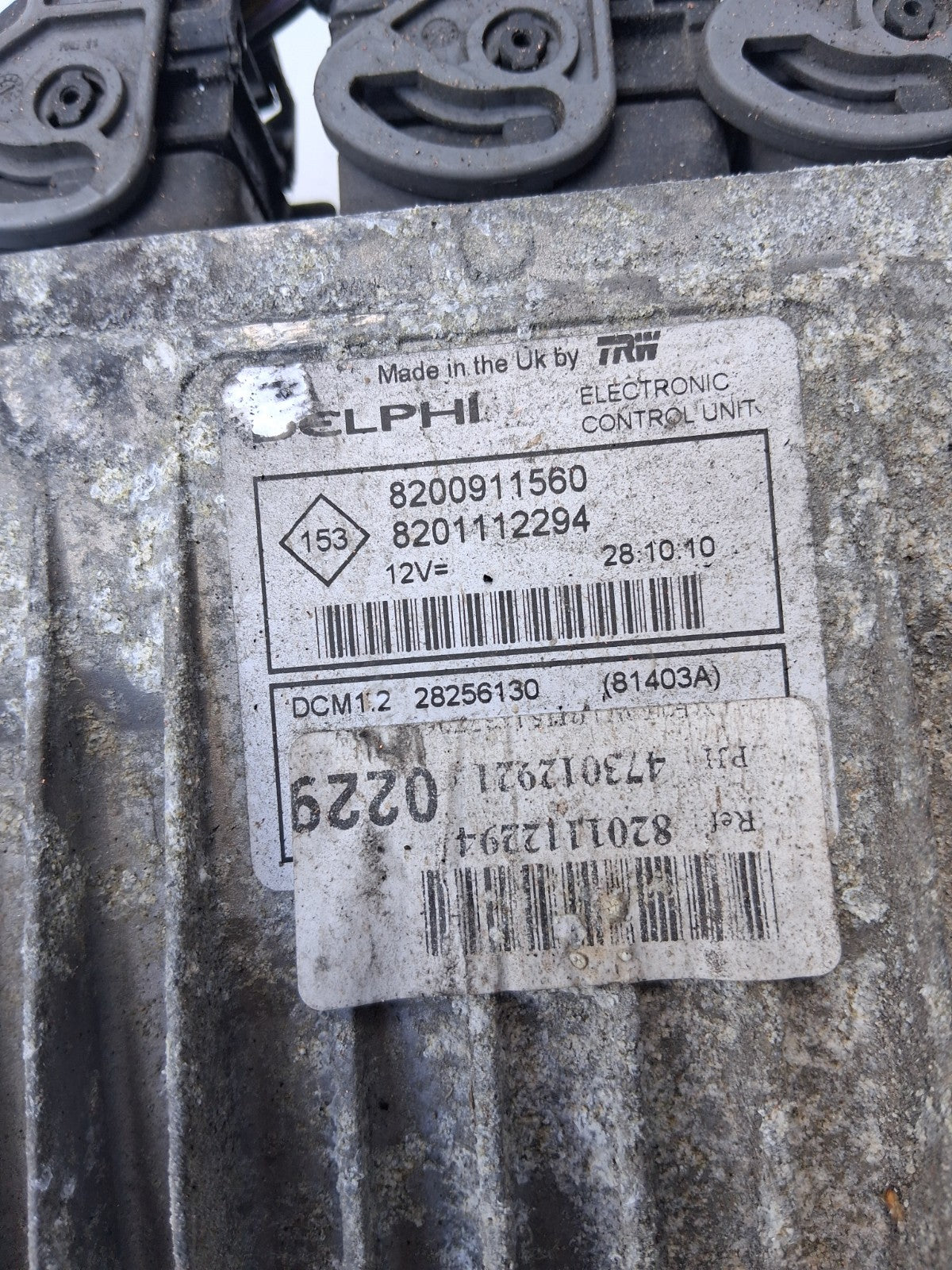 RENAULT KANGOO MK2 2016 ECU ENGINE CONTROL UNIT 8200911560