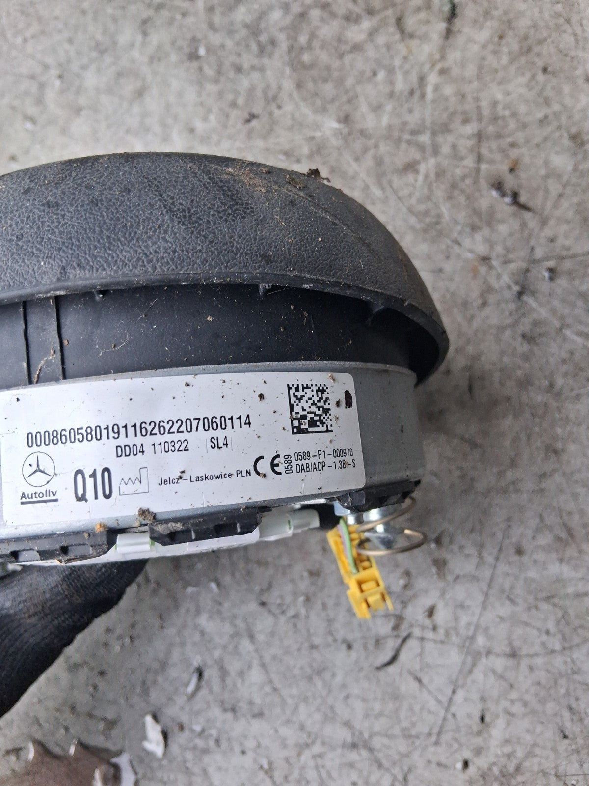 2024 MERCEDES BENZ SPRINTER DRIVER STEERING AIRBAG 0589P1000970