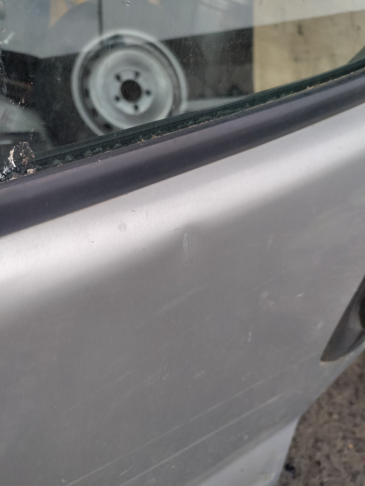 VAUXHALL VIVARO MK1 2012 NSF PASSENGER SIDE FRONT DOOR SILVER GREY