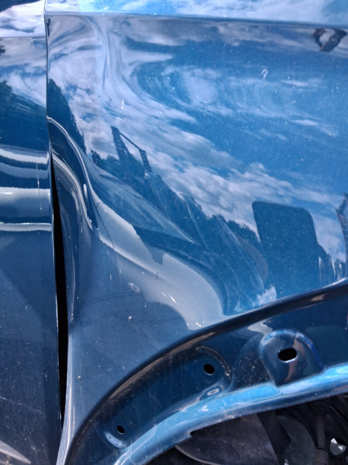 2023 PEUGEOT 5008 MK2 OSF DRIVER SIDE FRONT RIGHT WING PANEL CELEBS BLUE ESY