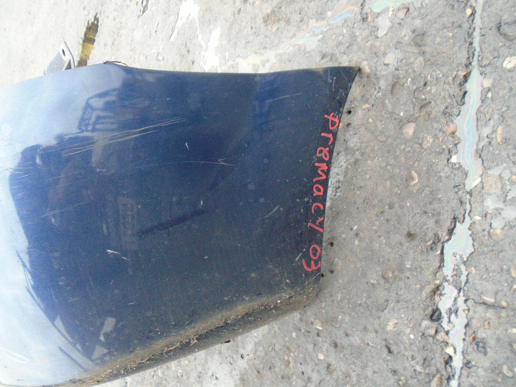 MAZDA PREMACY 2003 REAR COMPLETE BUMPER BLUE