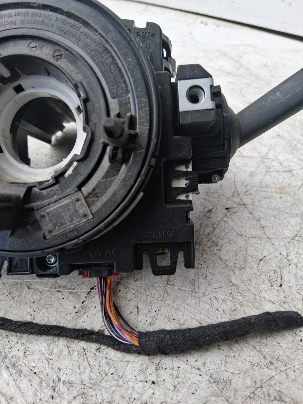 2016 VOLKSWAGEN GOLF INDICATOR SWITCH STALK SQUIB RING 5Q0953507FT