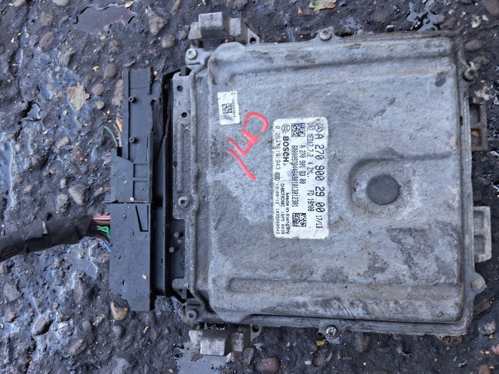 2019 MERCEDES GLA 180 MK1 1.6 PETROL ECU ENGINE CONTROL UNIT MODULE A2709002900