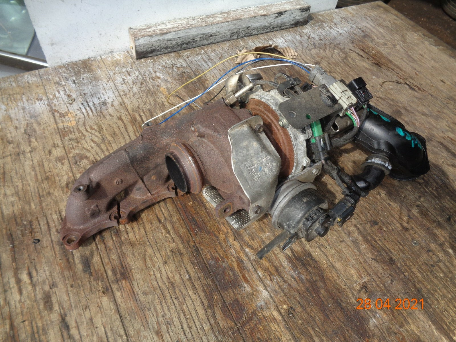 FORD MONDEO MK5 2017 2.0 TDCI DIESEL TURBO TURBOCHARGER MANIFOLD 53031015184