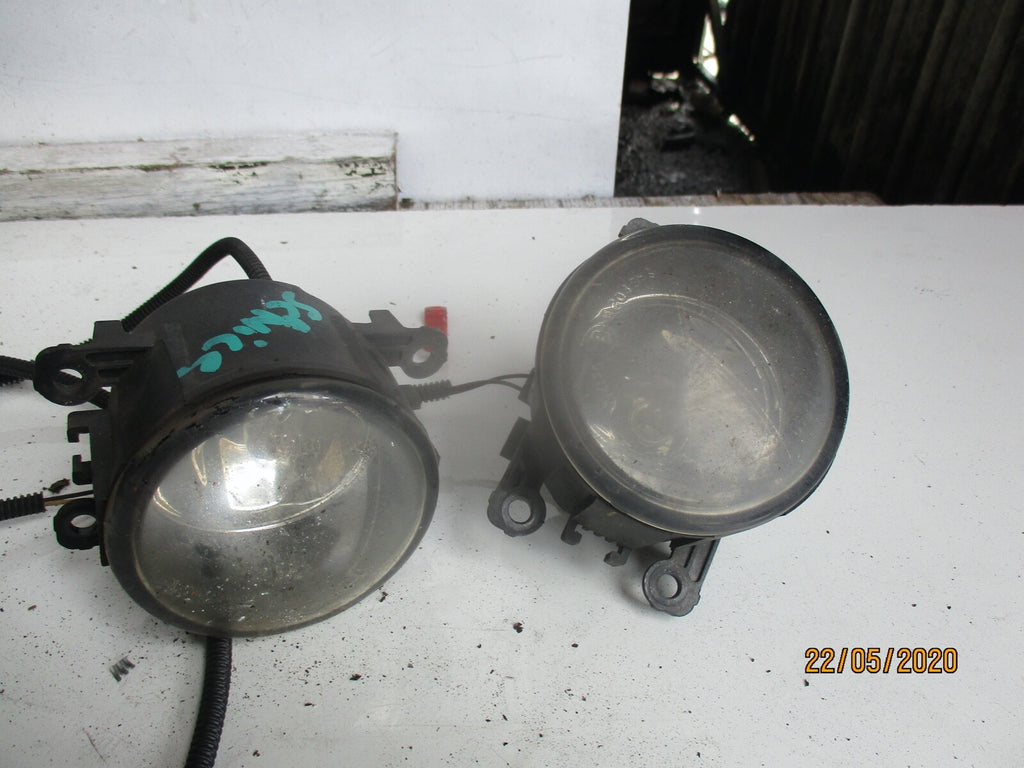 RENAULT GRAND SCENIC 2005 PAIR OF FOG LIGHTS 89210094