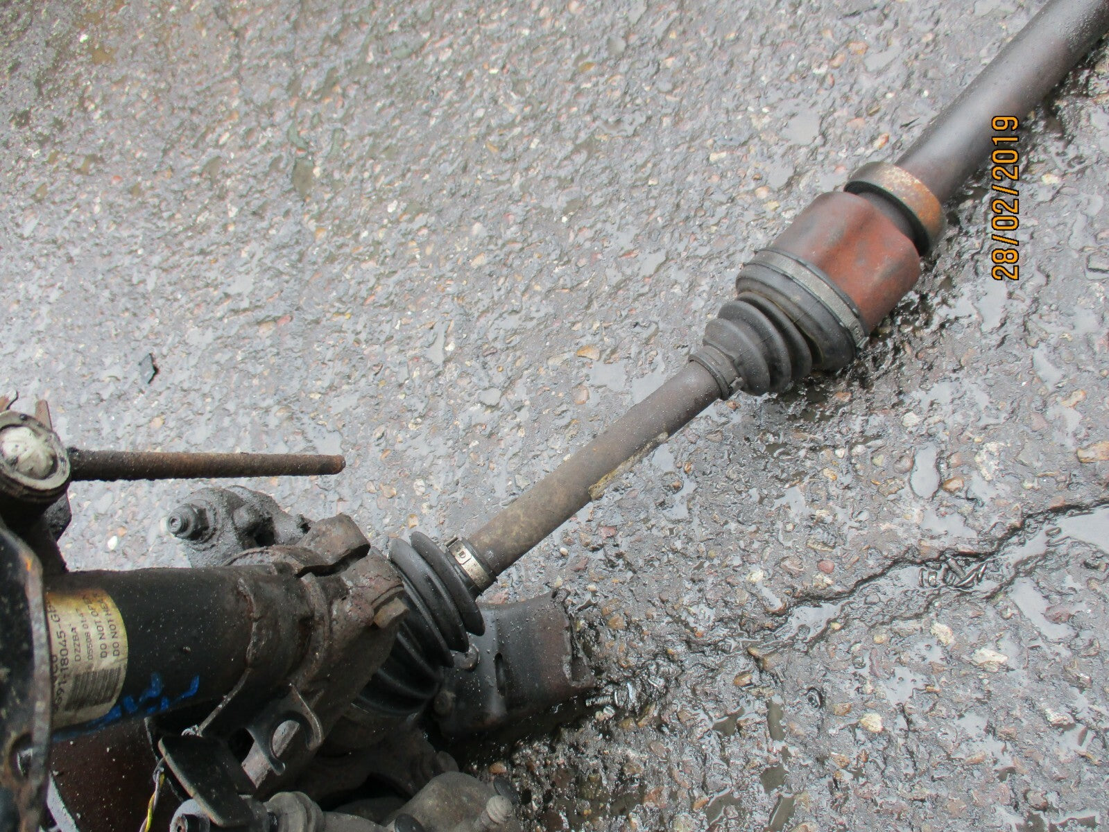 FORD MONDEO CD345 (MK4) 1.8 TDCI OS DRIVER SIDE COMPLETE SUSPENSION LEG